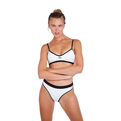 Image of Banana Moon Women's Salsa Player 11F97 Bikini Bottoms, Ecru/KAKI, S/36