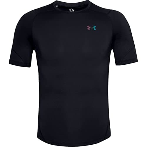 Image of Under Armour Men's Hg Rush 2.0 Comp SS T-Shirt (Pack of 1) Black / / Black