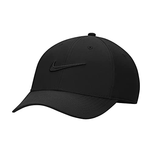 Image of Nike U Nk DF Club Cap S CB P Hat Unisex-Adult, black / black, One Size