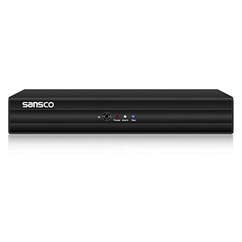 Image of SANSCO 4 Channel 5MP Lite HD DVR for Home CCTV Security Camera System, Support AHD/CVI/TVI/IP/CVBS Surveillance Cameras, Advanced Motion Detection, Email Alert, PC/App Remote Viewing, No Hard Drive