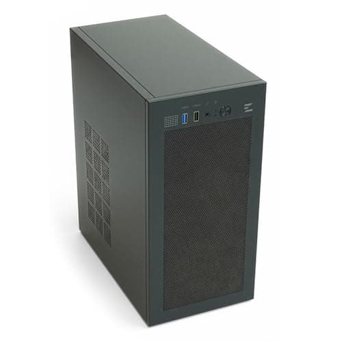 Image of Zalman CUBIX Compact Mini Tower mATX ITX PC Case, Micro-ATX/Mini-ITX/DTX, SFF Small Form Factor SFX HTPC Computer Chassis, USB 3.0, White