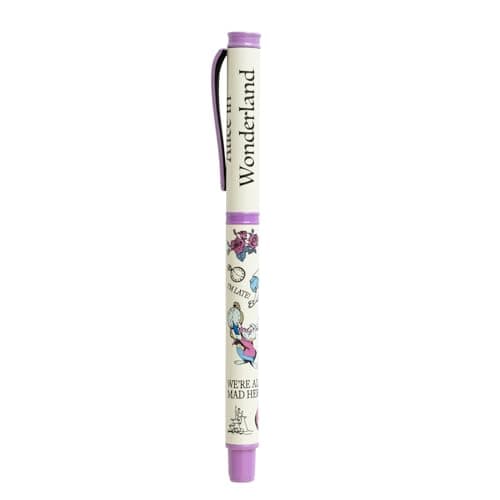 Image of Grupo Erik Ballpoint Pen - Disney Alice In Wonderland Gifts | Black Ballpoint Pens & Gift Box, Biro Pens Black Ink | Cute Stationery Gifts For Women & For Men, Disney Stationery Supplies