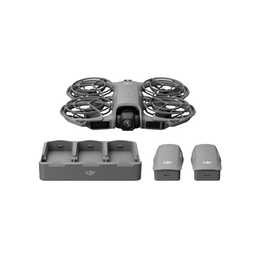 Image of DJI Neo 2 Fly More Combo (Drone Only), 4K Drone With Camera, Palm Takeoff & Landing, Gesture Control, ActiveTrack, Omnidirectional Obstacle Sensing, 3 Batteries