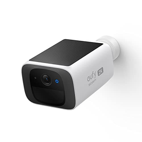 Image of eufy Security SoloCam S220 Solar Security Camera Outdoor Wireless, Continuous Power, 2K Resolution Home Security Camera, 2.4 GHz Wi-Fi, No Monthly Fee, HomeBase S380 Compatible