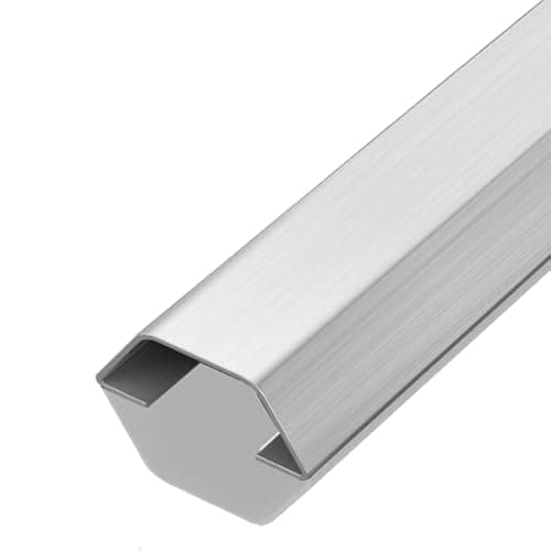 Image of Vnook Cable Raceway Metal Self Adhesive,1m Long Cable Hider Cables Concealer for Wires, Waterproof Trunking Management Kit,Wall/Floor Mounted Wire Channels(2)
