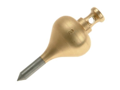 Image of Monument 249d Brass Plumb Bob 4.1/2oz Size 2