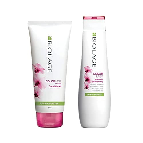 Image of Matrix Biolage ColorLast Sulphate Free Conditioner 196gm & Shampoo 200ml Duo Set for Colour Treated Hair, Colour Protect Hair Products with Orchid Extract, Pack of 2