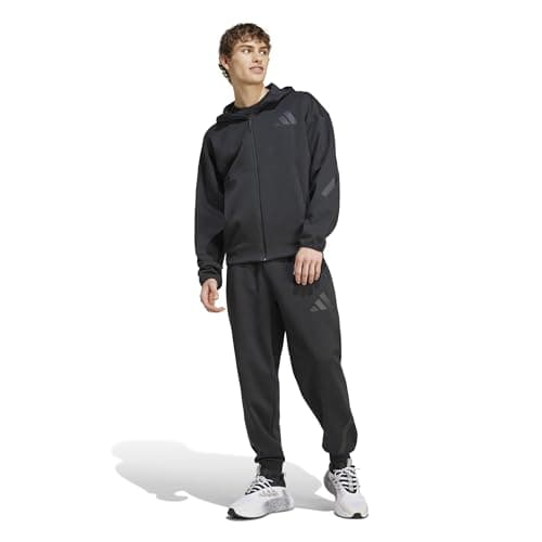 Image of adidas Men's Z.N.E. Full Zip Sweatshirt, Black, S Tall
