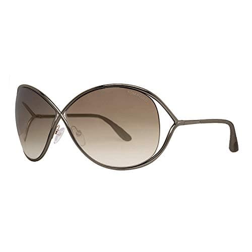Image of Tom Ford Miranda TF130 36F Bronze TF130 Womens Soft Square Sunglasses