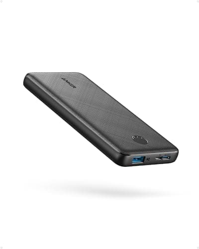 Image of Anker Power Bank, Compact Portable Charger (PowerCore 10K) 10,000mAh Battery Pack with PowerIQ Charging Technology and USB-C for iPhone 17, iPad, Samsung Galaxy, Pixel, and More