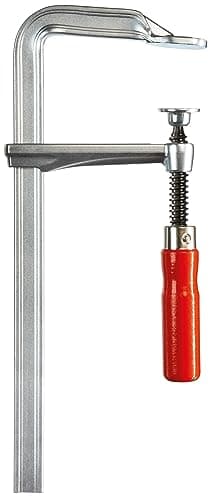 Image of Bessey GZ10 GZ All-Steel Table Clamp, Grey/Red, 100/60 mm