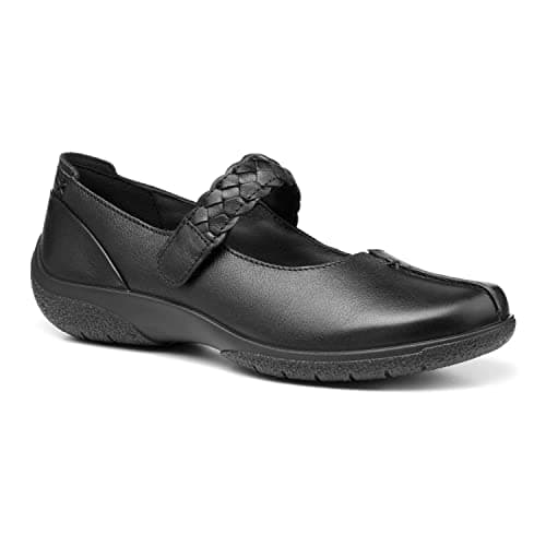 Image of Hotter Women's Shake II Mary Janes Shoes Black Wide 3