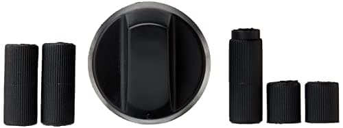Image of Paxanpax PCK691 Universal Black Oven Knob with Five Adaptors