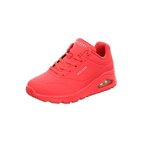 Image of Skechers Women's Uno Stand on Air Sneaker, Red Durabuck, 4 UK