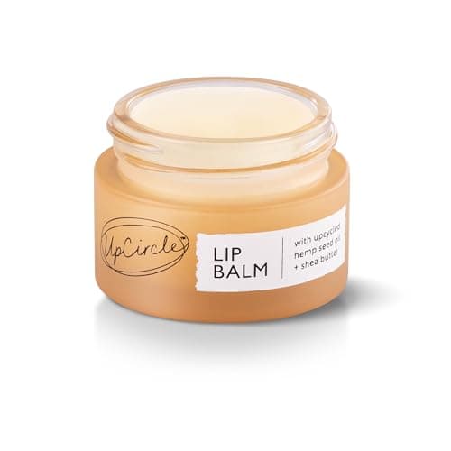Image of UpCircle Lip Balm with Hemp Seed Oil + Shea Butter 15ml – Hydrating + Plumping – Rosehip + Grapefruit Oil To Soothe Dry Lips - Natural, Vegan + Cruelty-Free