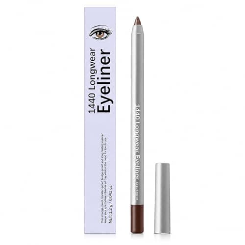 Image of Matte Brown Eyeliner Pencil, Waterproof Eyeliners, Eye Liner, Gel Eyeliner - Sharpenable Smudge Proof Eye Liner Pencil for Precise Soft Glide Makeup & Mature Women (#3 KALAMATA MATTE)