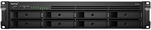 Image of Synology RackStation RS1221+ - NAS server - 8 bays - rack-mountable - SATA 6Gb/s - RAID 0, 1, 5, 6, 10, JBOD - RAM 4 GB - Gigabit Ethernet - iSCSI - 2U