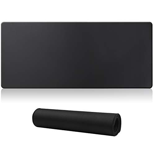 Image of Jahosin Large Gaming Mouse Pad with Stitched Edges,[70x30CM] Extended Mouse Pad with Non-Slip Natural Rubber Base for Gamer/Desktop/Office/Home (70x30 Blackuk)
