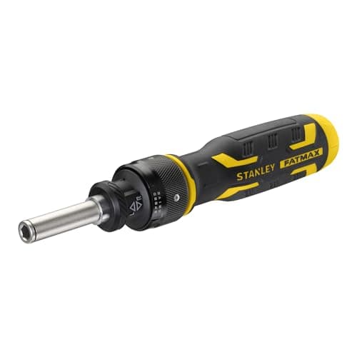 Image of STANLEY Ratchet Screwdriver Speed Drive + 3X Bits