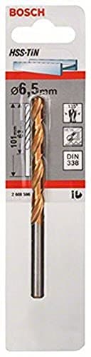 Image of Bosch 2608596716 6.5 x 63 x 101 mm DIN338 HSS-TiN Drill Bits