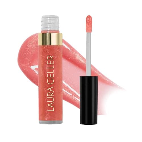 Image of LAURA GELLER NEW YORK Color Luster Lip Gloss | Non-Sticky Lip Gloss Treatment with Sheer High-Shine Color (Honey Caramel)