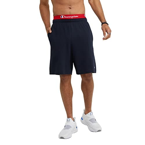 Image of Champion Men's Jersey Short with Pockets Shorts, Navy, XL