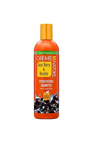 Image of Creme of Nature Crème Of Nature Acai Berry and Keratin Strengthening Shampoo, 12 oz, White