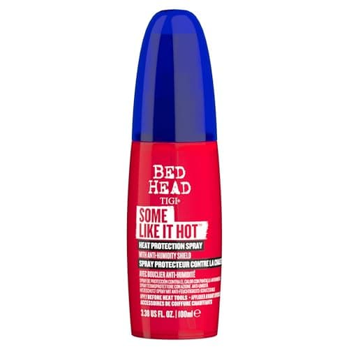 Image of Bed Head by TIGI Some Like It Hot Heat Protection Spray, Hot Tools Protectant up to 230°C with Anti-Frizz, Humidity Shield, Thermal Defence & Smooth Finish Styling, 100ml