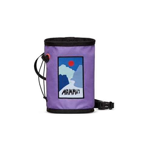 Image of Mammut Gym Print Chalk Bag | Climbing Accessories, With Brush Holder & Phone Pocket | One Size, Lavandin
