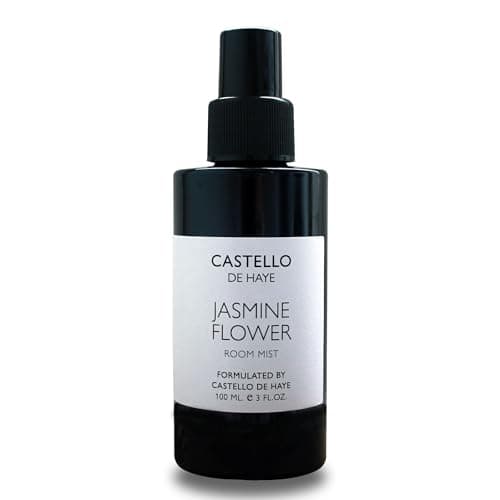 Image of Castello de Haye, Jasmine Room Spray, 100ml, Natural Floral Essential Oil Mist, Room Freshener