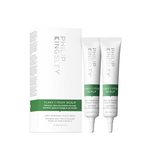 Image of Philip Kingsley | Flaky/Itchy Scalp Masks | Anti-Dandruff Mask For Flaky, Itchy, Dry, Oily Scalps | Cleansing Scalp Care | Mask that Hydrates, Soothes and Calms | 2 x 2ml