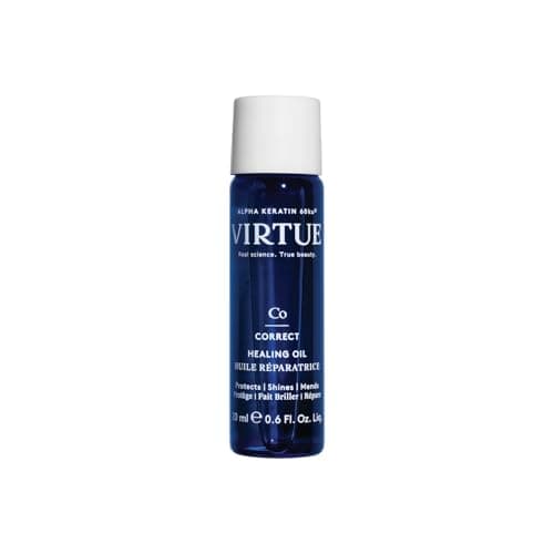 Image of Virtue Healing Hair Oil | Lightweight Hydration & Shine | Shake to Activate | Travel Size | 20 ml