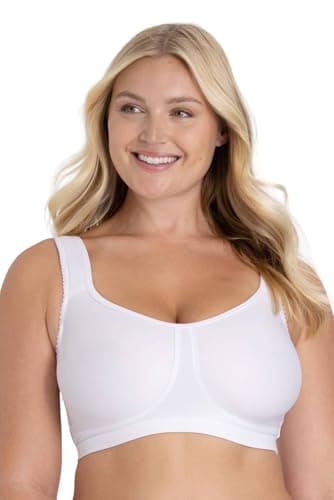 Image of Miss Mary of Sweden Keep Fresh Womens Non-Wired Full Coverage T-Shirt Bra for Everyday Wear 38G White