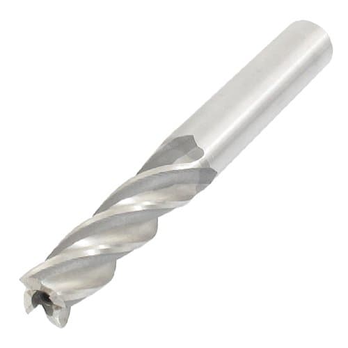Image of sourcingmap 11mmx12mmx95mm 4 Flutes HSS-AL End Mill Milling Cutter Tool Straight Shank