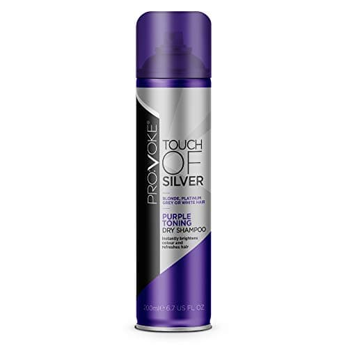 Image of PROVOKE Touch Of Silver Purple Toning Dry Shampoo 200 ml, Neutralises Brassy Tones and Refreshes Hair, First Ever Dry Shampoo