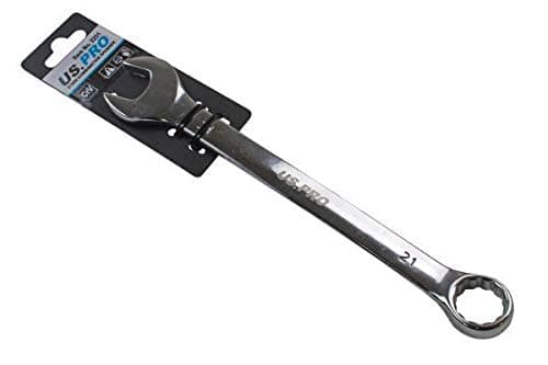 Image of US PRO Tools 21mm Combination Spanner Polished Chrome Vanadium 2251