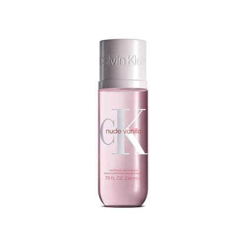 Image of Calvin Klein Nude Vanilla Unisex Hair & Body Perfume Mist, Rich Vanilla, Cosy Musk and Warm Pear, 236ml