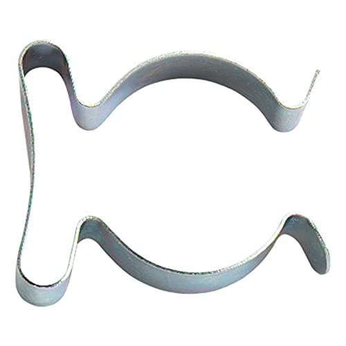 Image of Merriway® BH01976 (5 Pcs) Tool Storage Terry Clip Spring Steel Bright Zinc Plated, 19 - 29mm (3/4 - 1.1/8 inch) - Pack of 5 Pieces