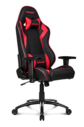 Image of AKRacing Core Series SX Gaming Chair with High Backrest, Recliner, Swivel, Tilt, Rocker and Seat Height Adjustment Mechanisms with 5/10 warranty - Red