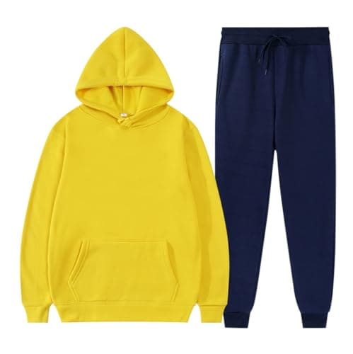 Image of Track Suits For Men Uk - Track Suit For Sportswear Men Two Piece Sportswear Suit Running Joggers Sweatpants Hoodies Suit Jogging Bottoms Sports Track Suit Gym Leisure Suit Sports Fitness Track Suits