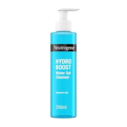 Image of Neutrogena Hydro Boost Water Gel Facial Cleanser, with Hyaluronic Acid for Dry or Dehydrated Skin 200ml