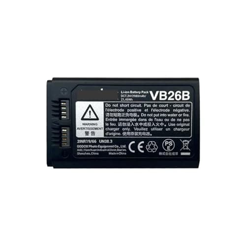 Image of Lithium Battery ,Compatible For Godox VB26 VB26A VB26B ,Speedlight Flash Battery For V1 V850III V860III Speedlite Flash(VB26B)