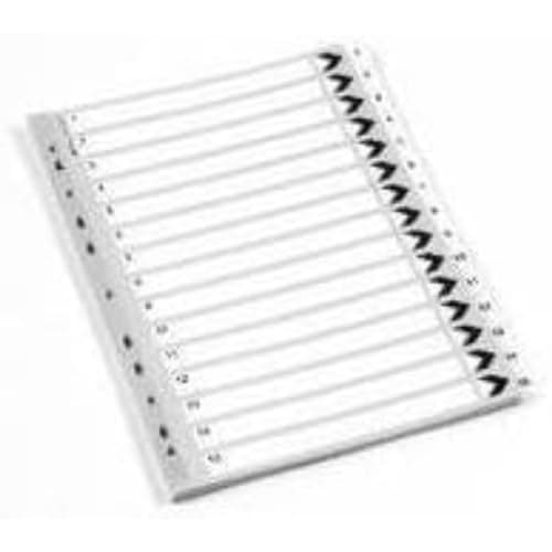 Image of Q-Connect Index 1-15 Board Reinforced White (10 Pack)