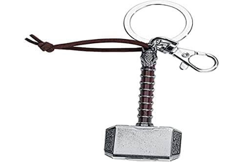 Image of MONOGRAM Marvel Thor Hammer Colour Pewter Key Ring