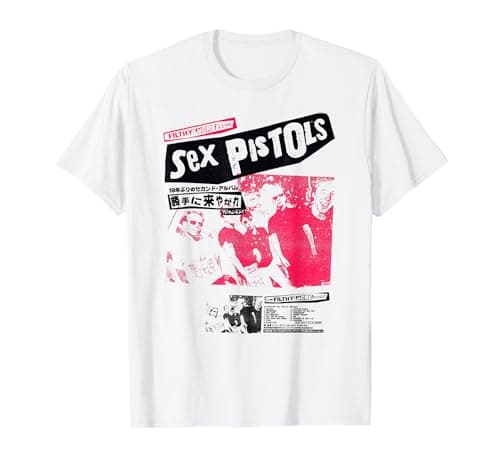 Image of Sex Pistols Official Classic Japan Tour Pink Photo T-Shirt
