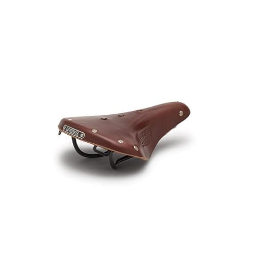 Image of Brooks England Ltd Unisex Adult Saddles B17S Standard Classic Line Mountain Bike Saddles, Brown, One Size