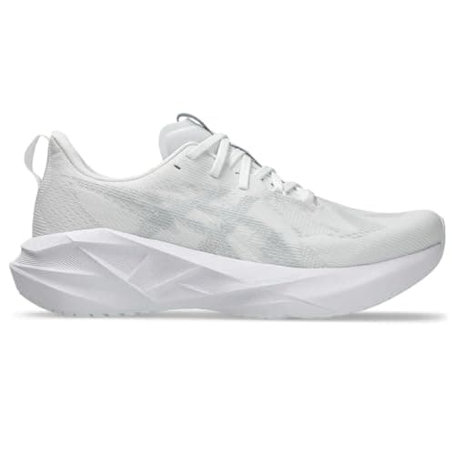 Image of ASICS 1011B974-100 NOVABLAST 5 Men White/Piedmont Grey UK 9.5