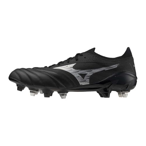 Image of Mizuno Mens Morelia Iv E Rugby Boots Black/Silver 8