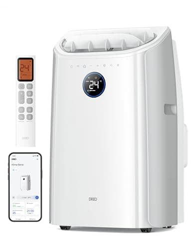 Image of DREO 12000 BTU Portable Air Conditioner, 3-in-1 Cool/Fan/Dry Quiet AC Unit for Bedroom/Office, Smart App/Voice/Remote Control, Drainage-Free, Universal Window Kit, 3.6L/H Dehumidification, AC516S