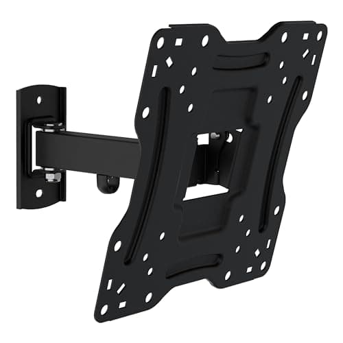 Image of Mahara Tilt & Turn Monitor or TV Wall Mount Bracket, Screens 13" to 39", VESA 75 x 75 & 100 x 100 & 200 x 200, 20kg Max. Weight, Black